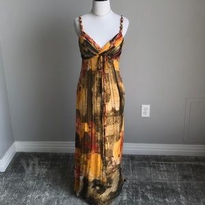 Sue Wong Tribal Maxi Dress